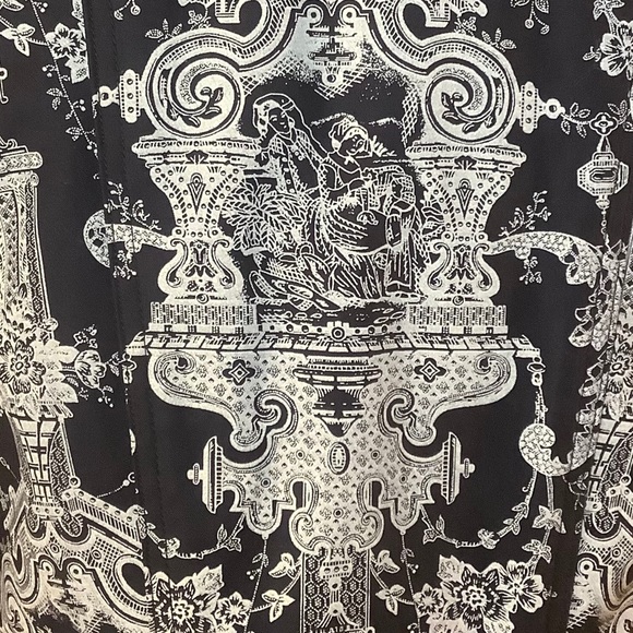 One of a kind Art to Wear Blazer Jacket Navy XS - Picture 5 of 12